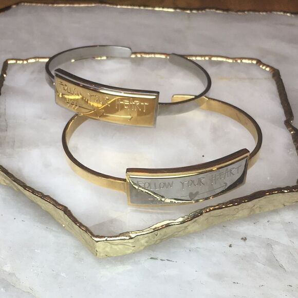 FOLLOW YOUR Heart - Gold Plated - Picture 3 of 6